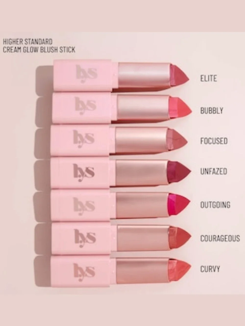 LYS Beauty Cream Glow Highlighting  Blush Stick Elite — Mauve Pink